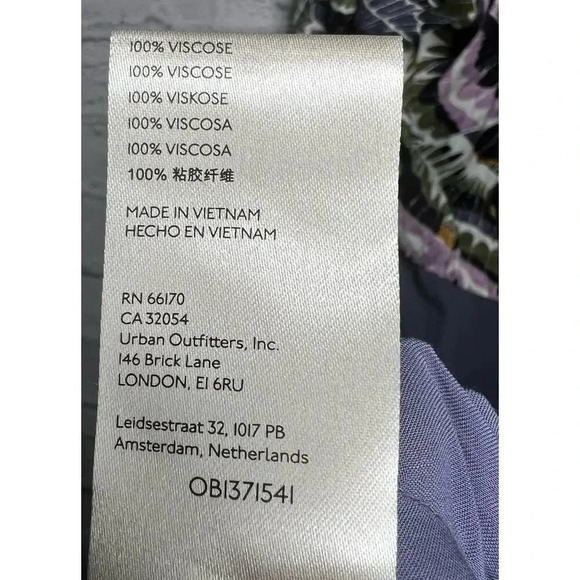 Anthropologie 2pc dress pant and bodysuit blouse set abstract print size 4. - Picture 10 of 15